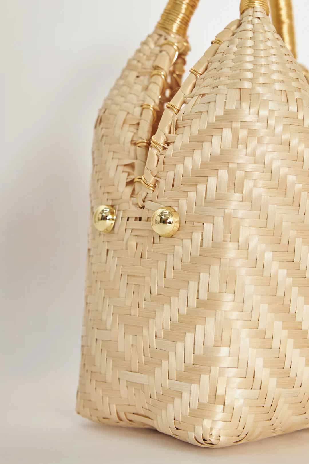 Mini Carly Bag Golden Wire-Wrap  DELUXE LIMITED EDITION NYFW X BLOOM RAUL PEÑARANDA - miniatura 3