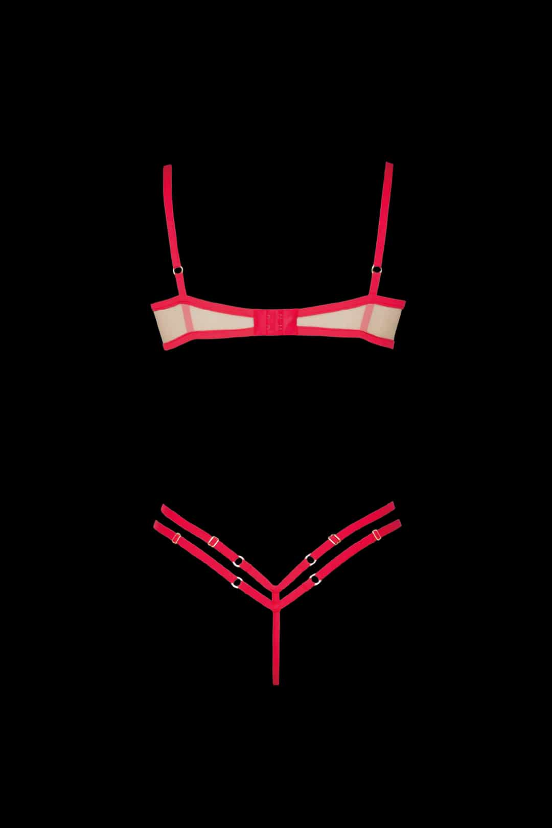 SET AGUSTINA ROJO CEREZA - miniatura 5