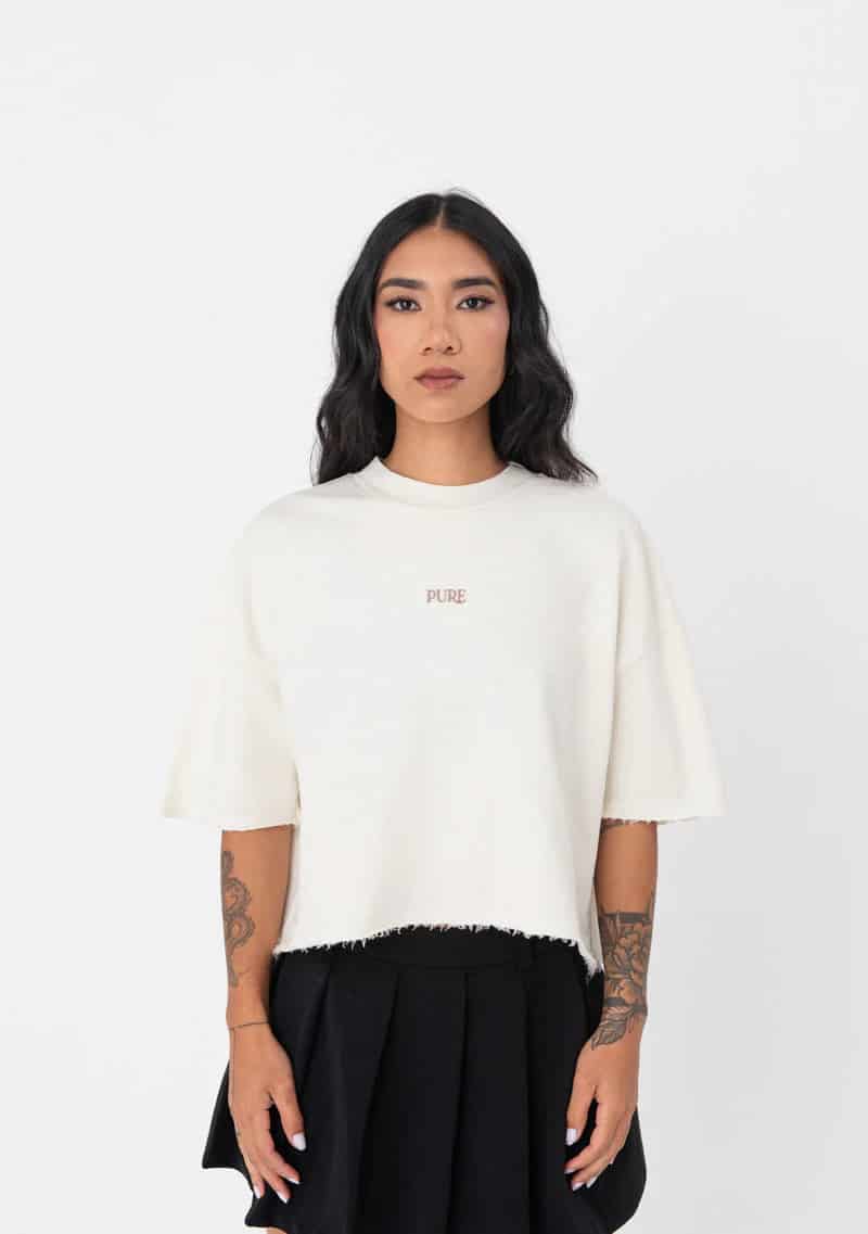 Atelier Cream Crop top - miniatura 3
