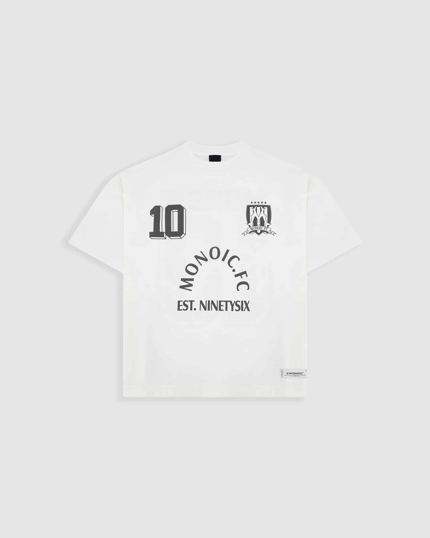Camiseta Boxy Fit Ninetysix - Off White - miniatura 1