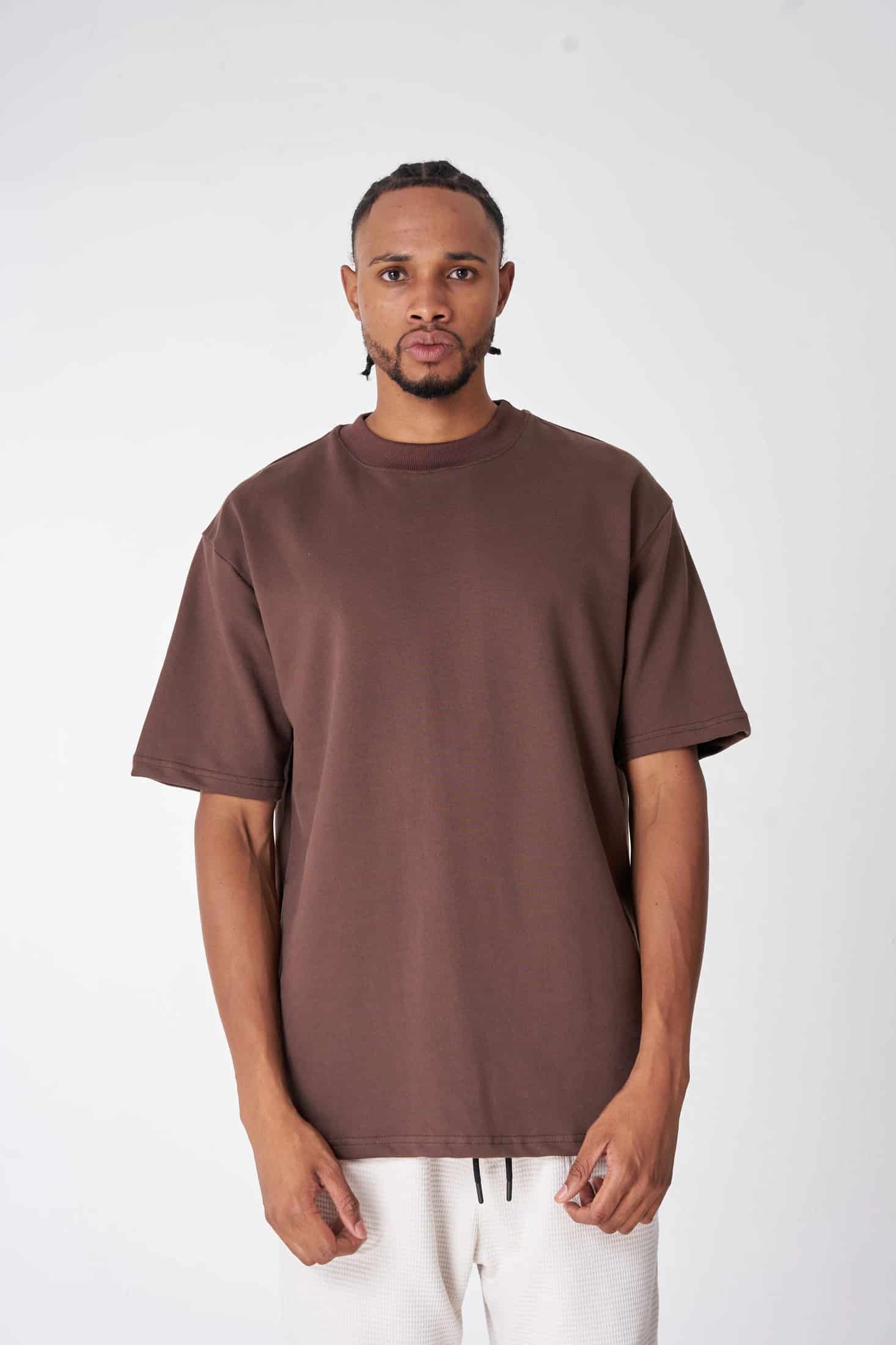 CAMISETA 300 GRAMOS 100% ALGODÓN CAQUI - miniatura 2