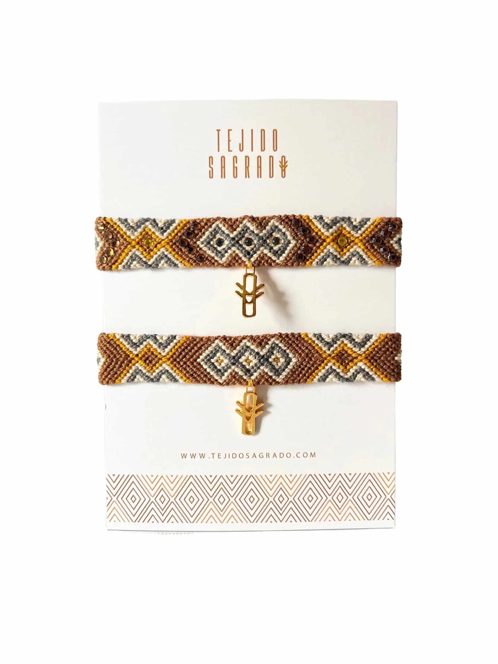 Brown Duo Bracelets - miniatura 2