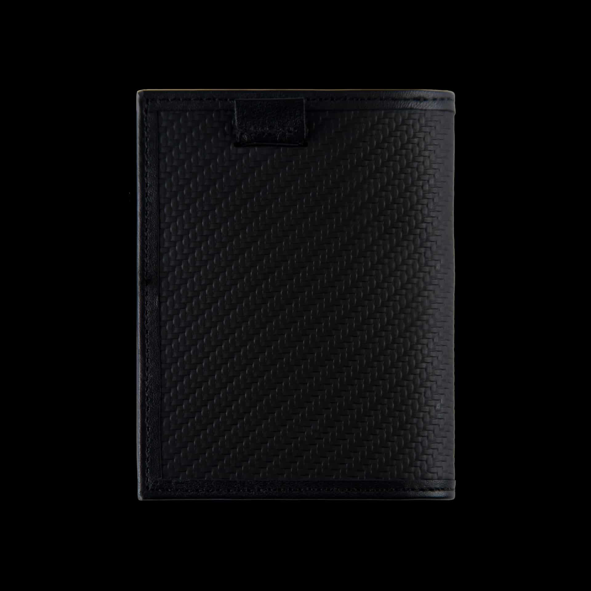 Billetera Compact con Clip (Carbono-Negra-Roja) — Con Grabado de Iniciales - miniatura 6