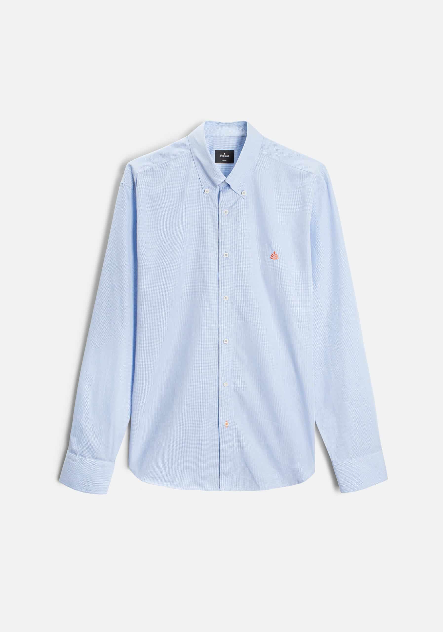 Camisa H CBD Cuadros L-Sal Azul Med - miniatura 1