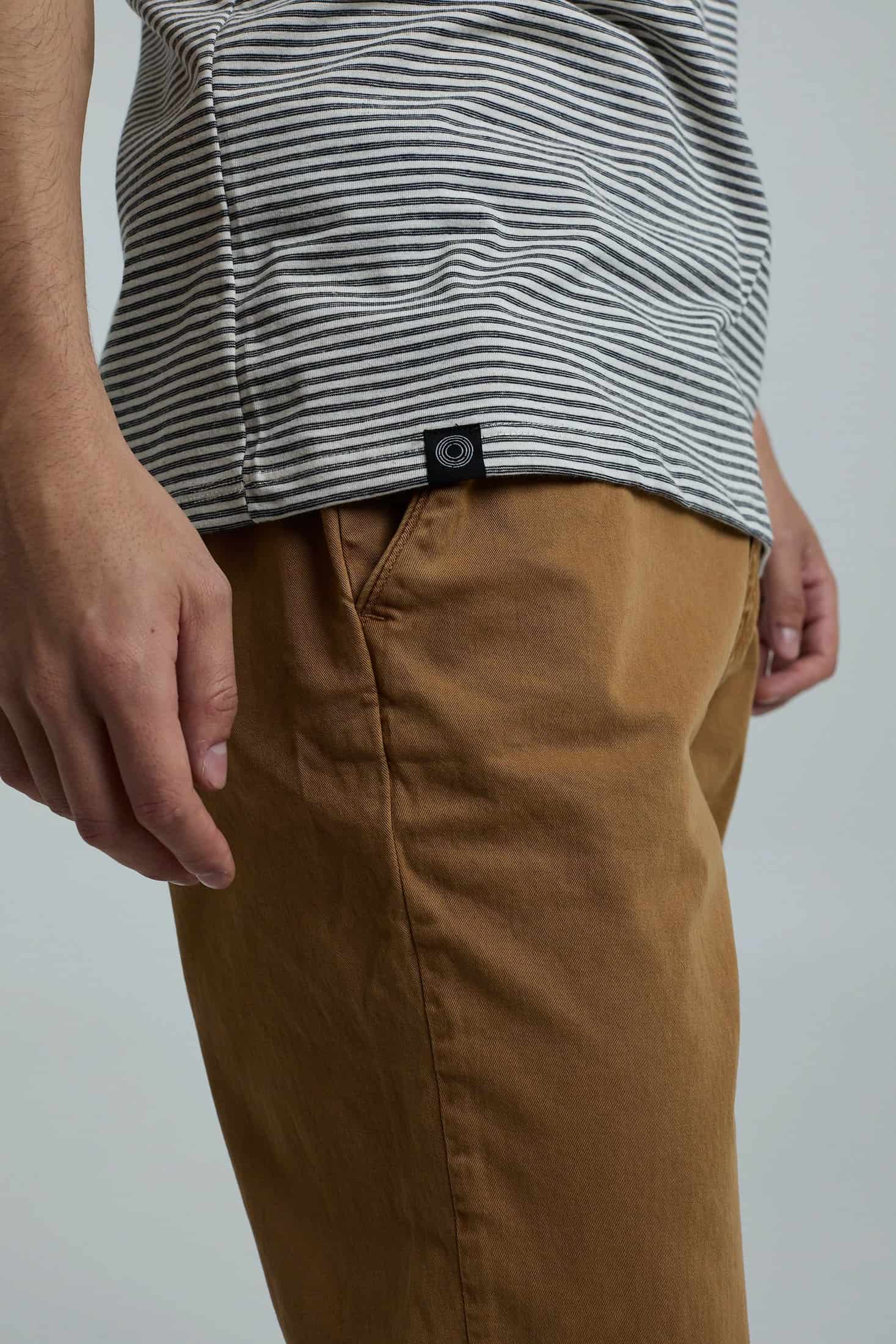 Camiseta Hombre Rayas Negra - miniatura 3