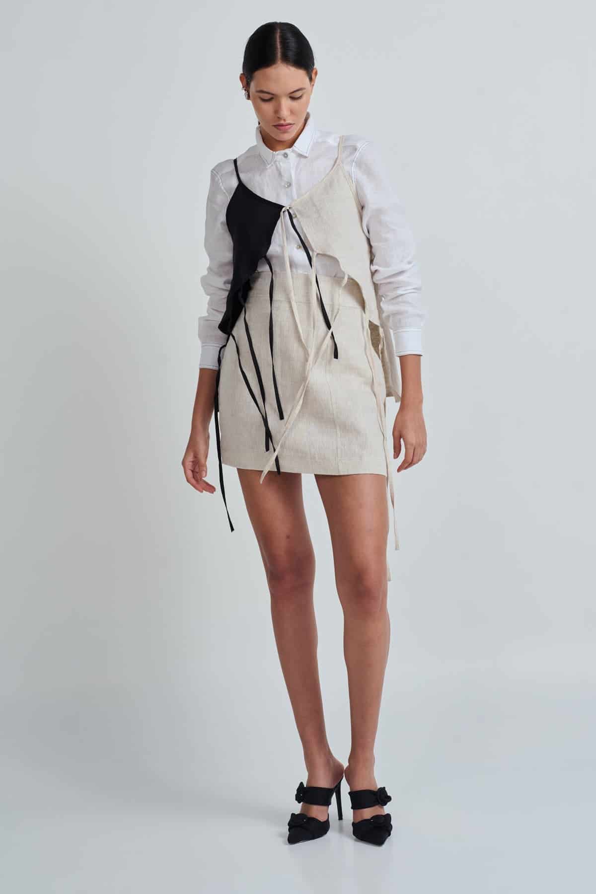 VOULA SKIRT NATURAL - miniatura 2