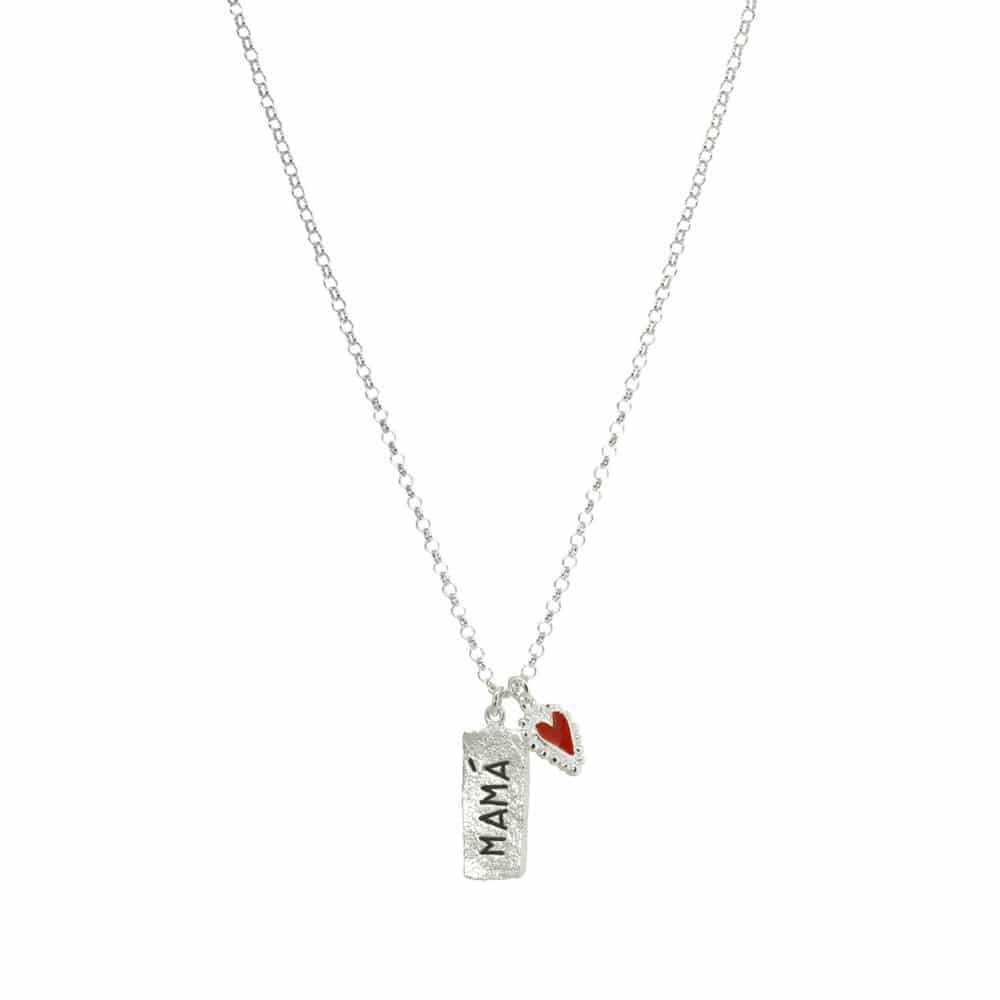 PreOrder Cadena Mamá Tag Plata - miniatura 1
