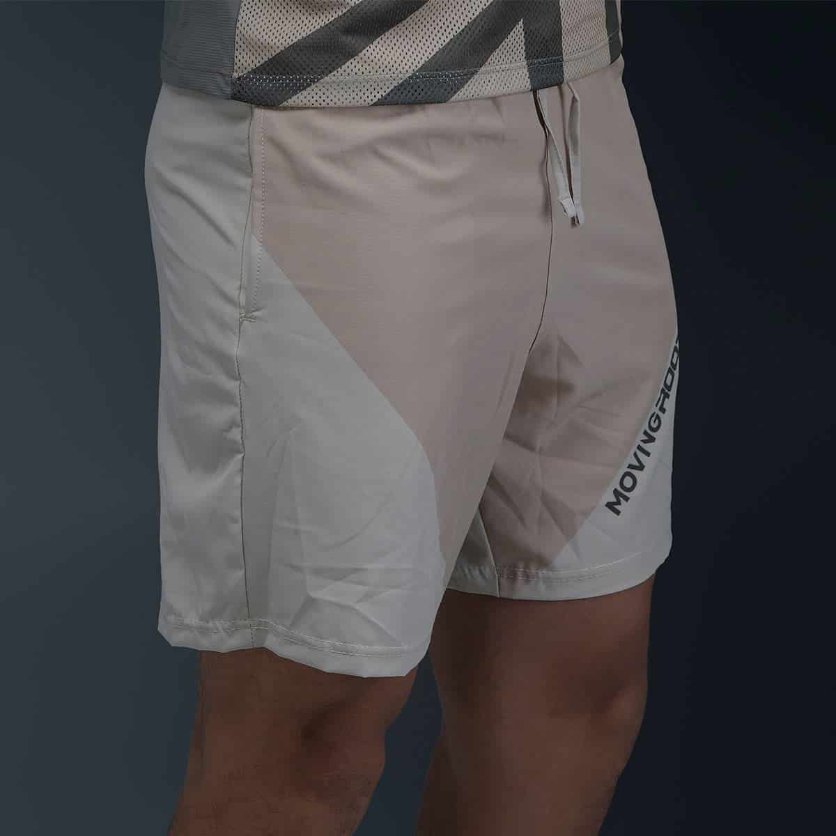 Pantaloneta Deportiva Beige - miniatura 2