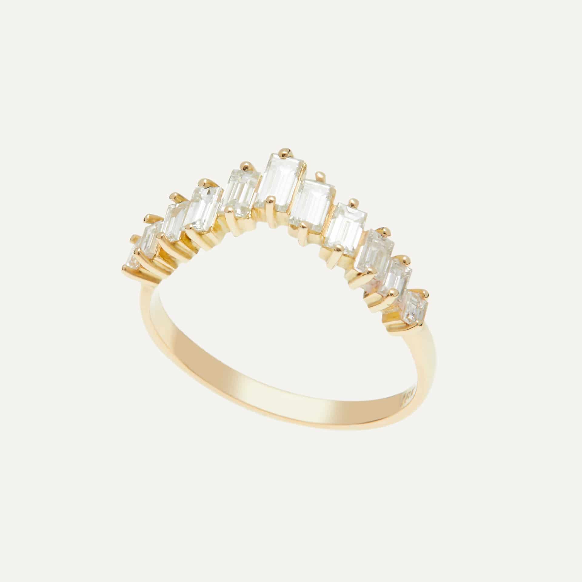 Anillo Tiara Baguette - miniatura 1