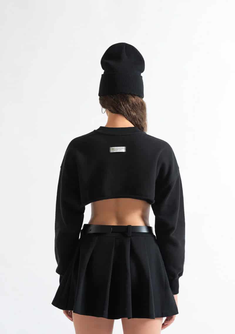 Monclair black crewneck - miniatura 10