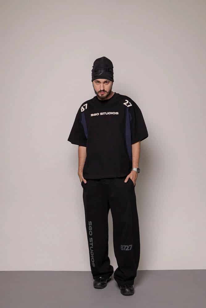 Camiseta Boxy Cortes 87/27-Negra - miniatura 2