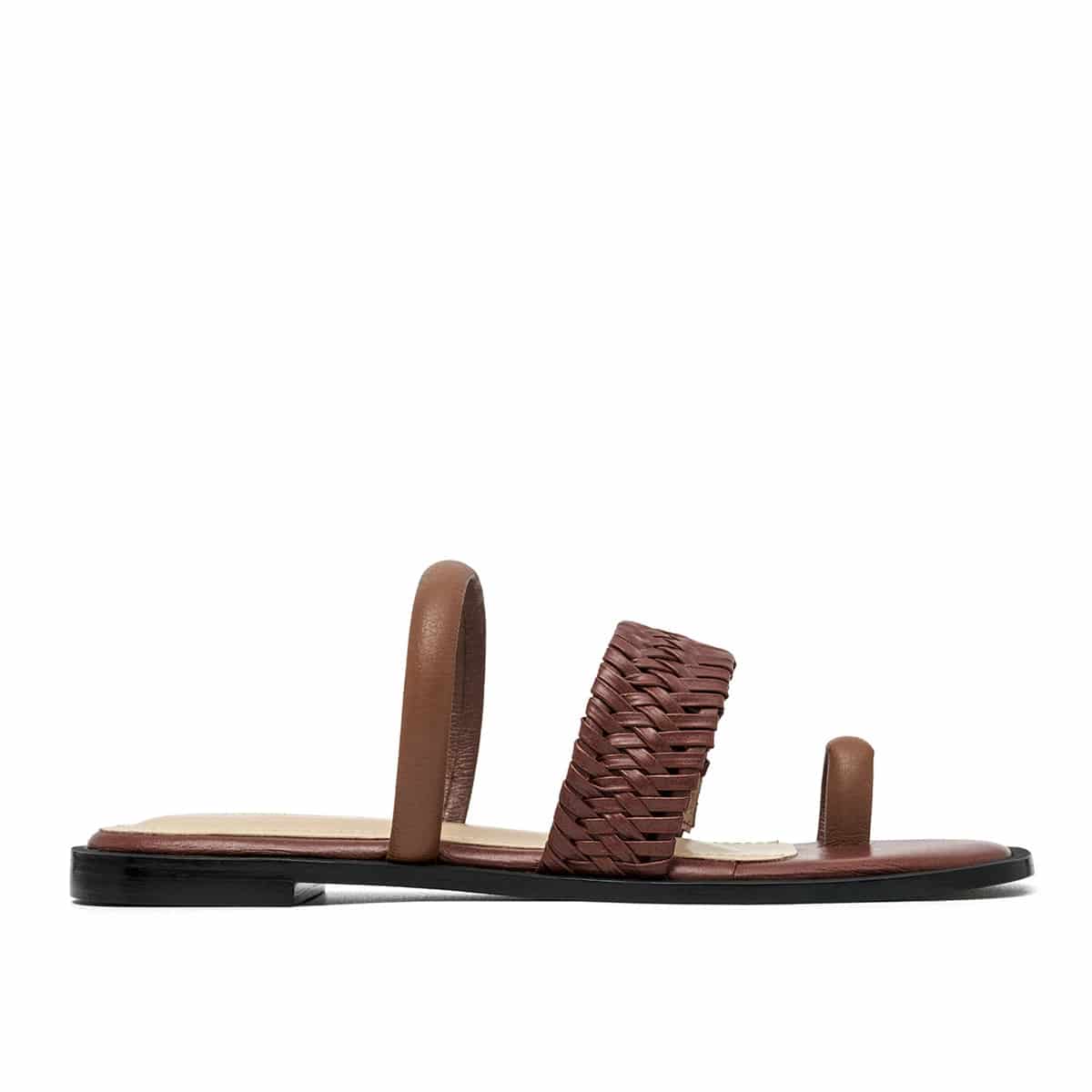 ALLEGRA COGNAC SANDALS - miniatura 1