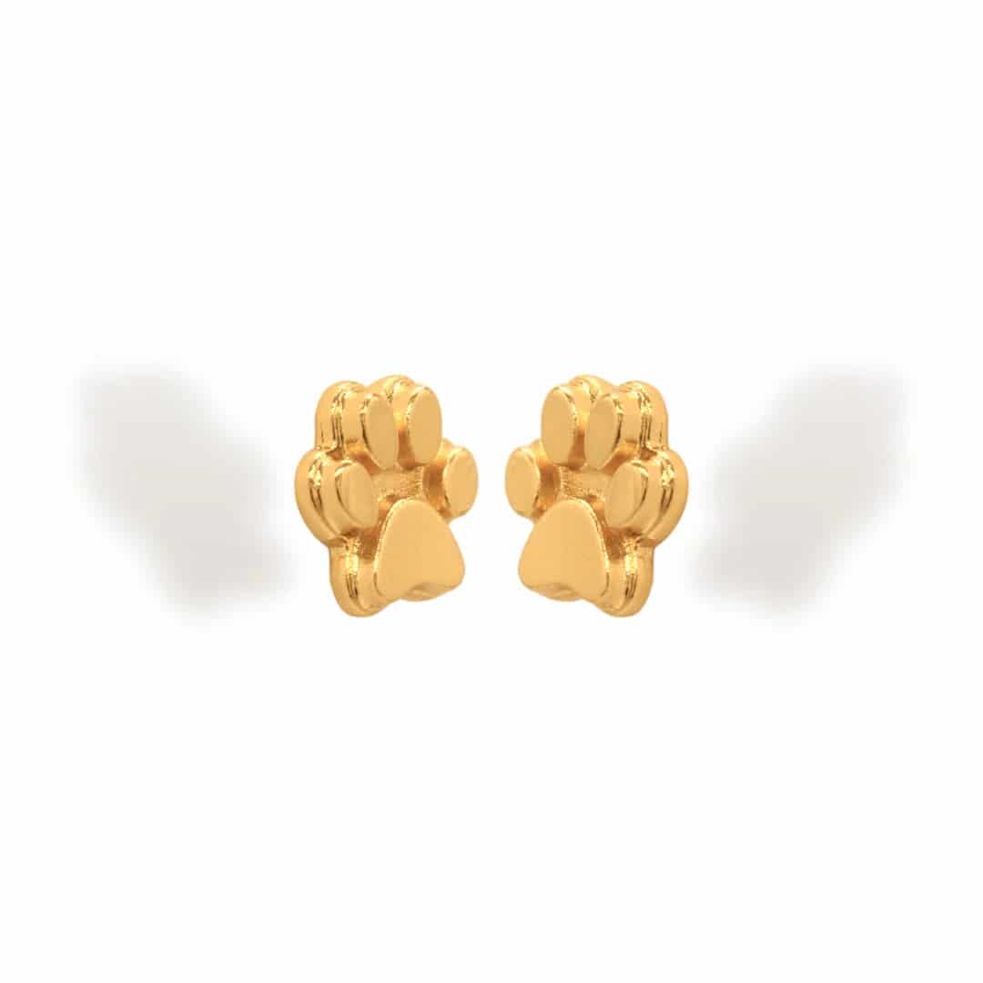 Aretes de huella de perro - miniatura 2