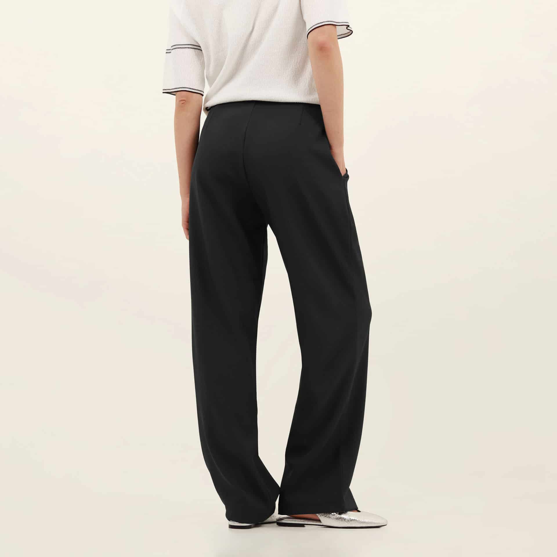 Pantalón bota recta con prenses y charreteras - miniatura 5