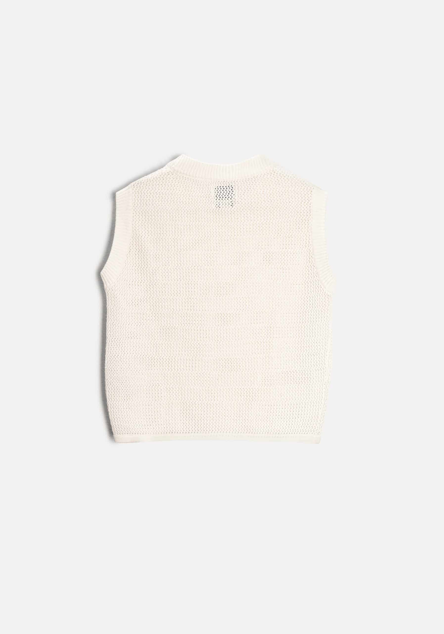 Camiseta M Tejida Serena Hueso - miniatura 4