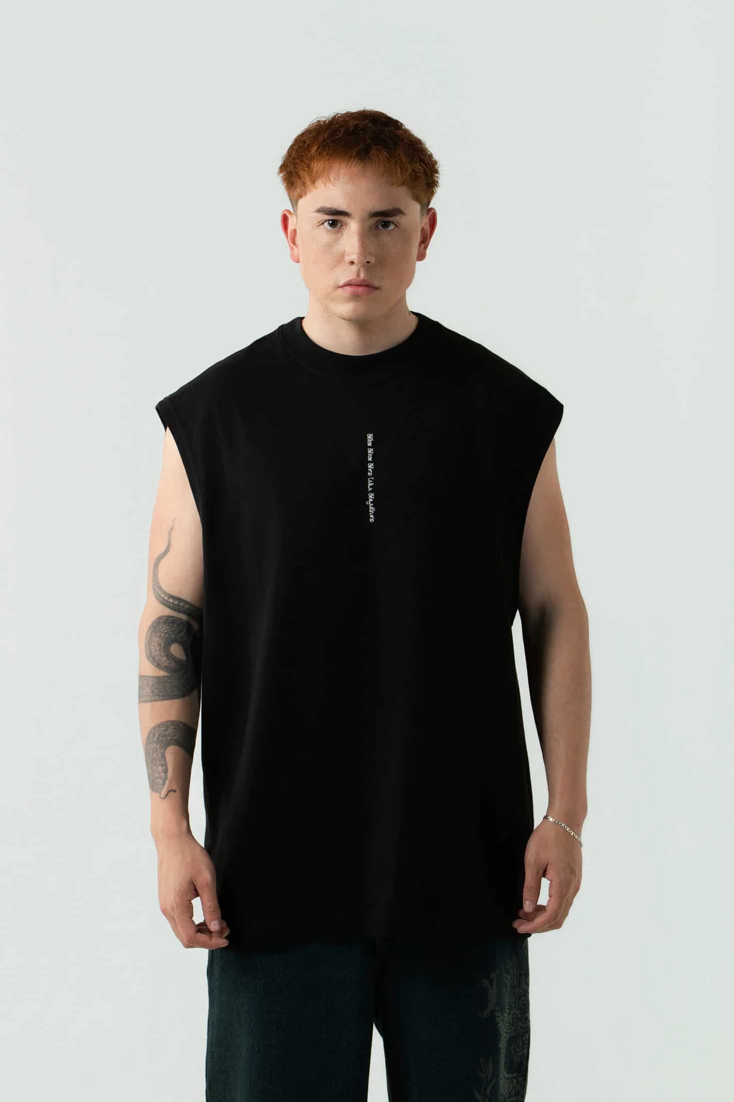 CAMISETA MANGA SISA COLOR NEGRO - miniatura 4