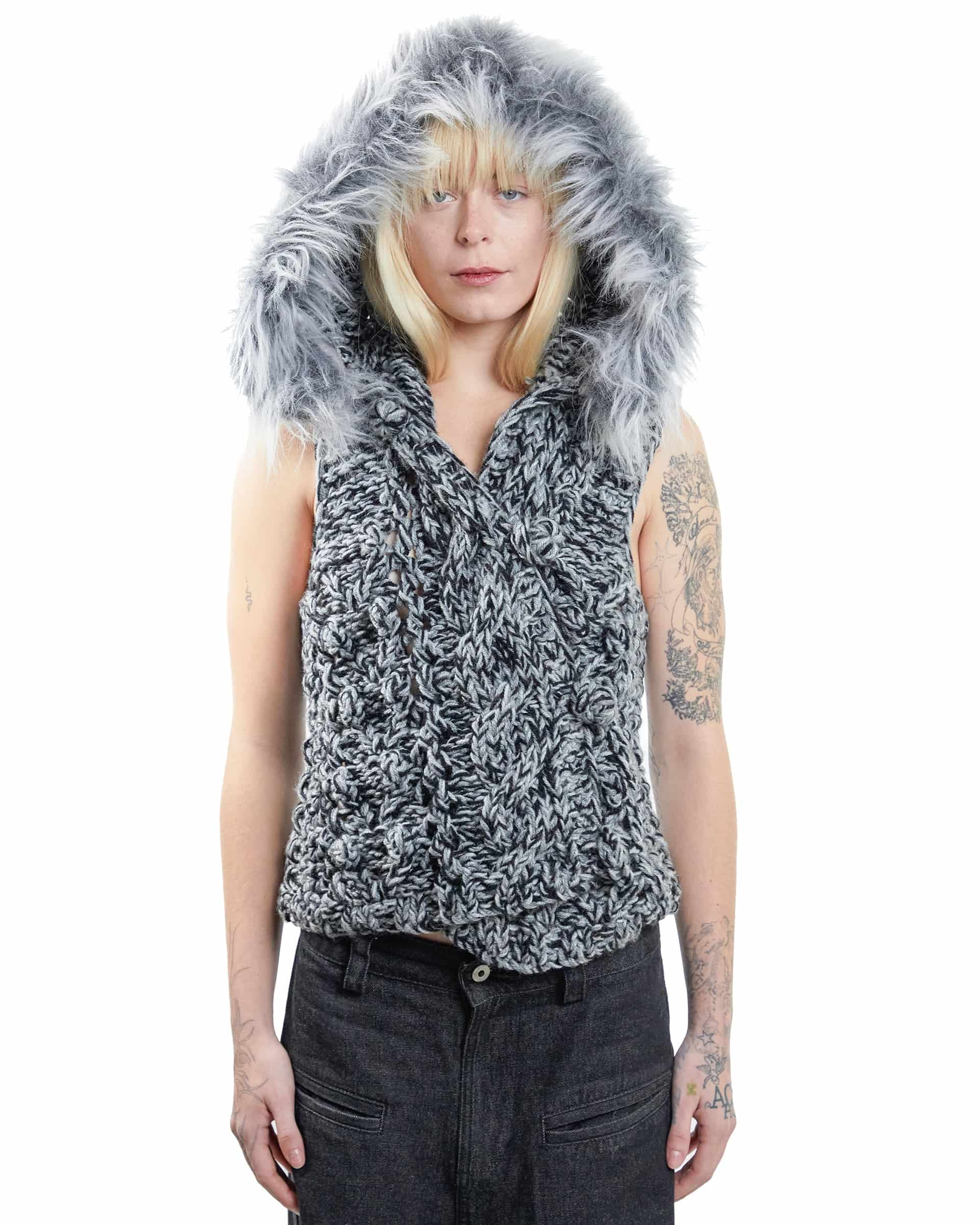 Velvet Knit Vest - miniatura 2