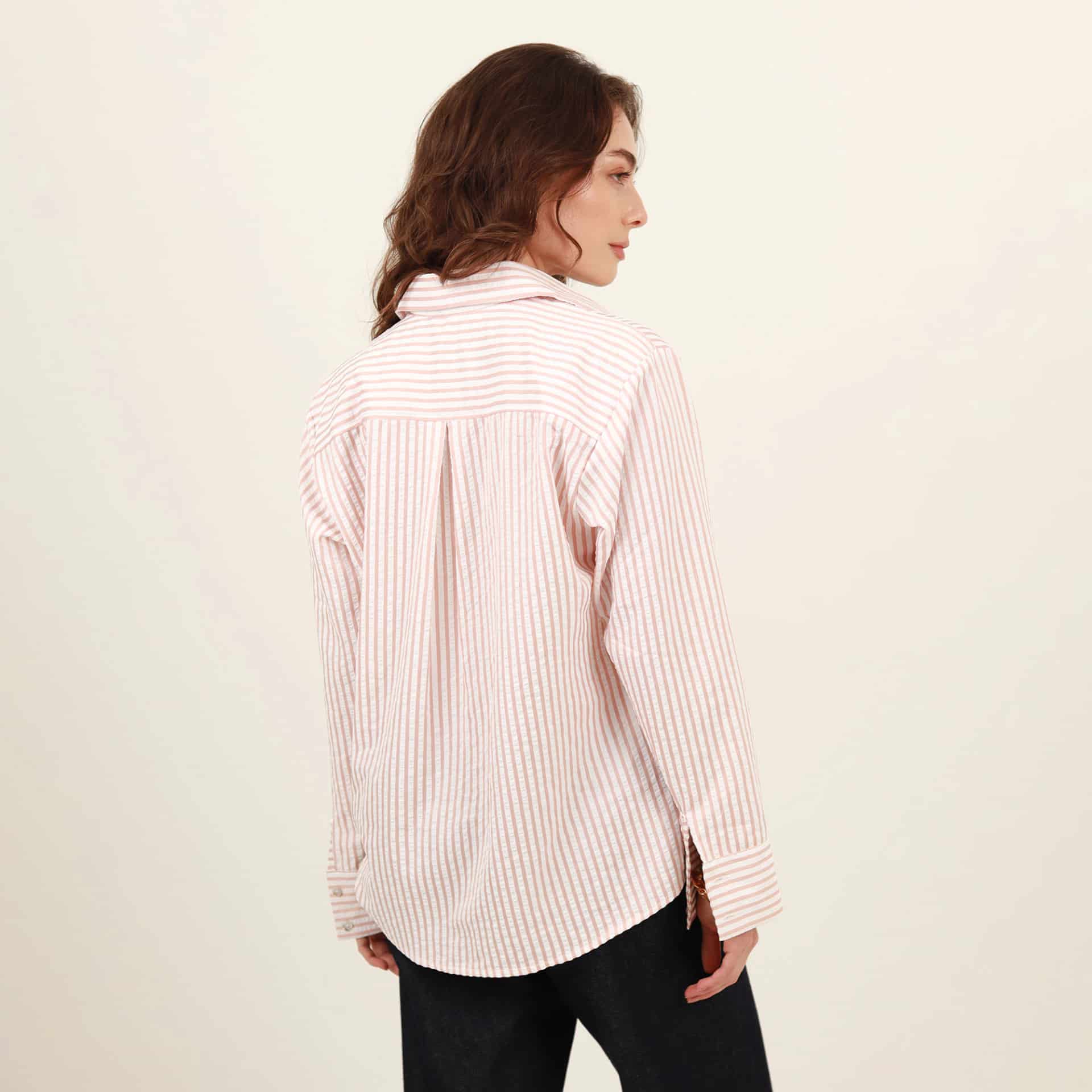 Camisa estampada manga larga básica - miniatura 2
