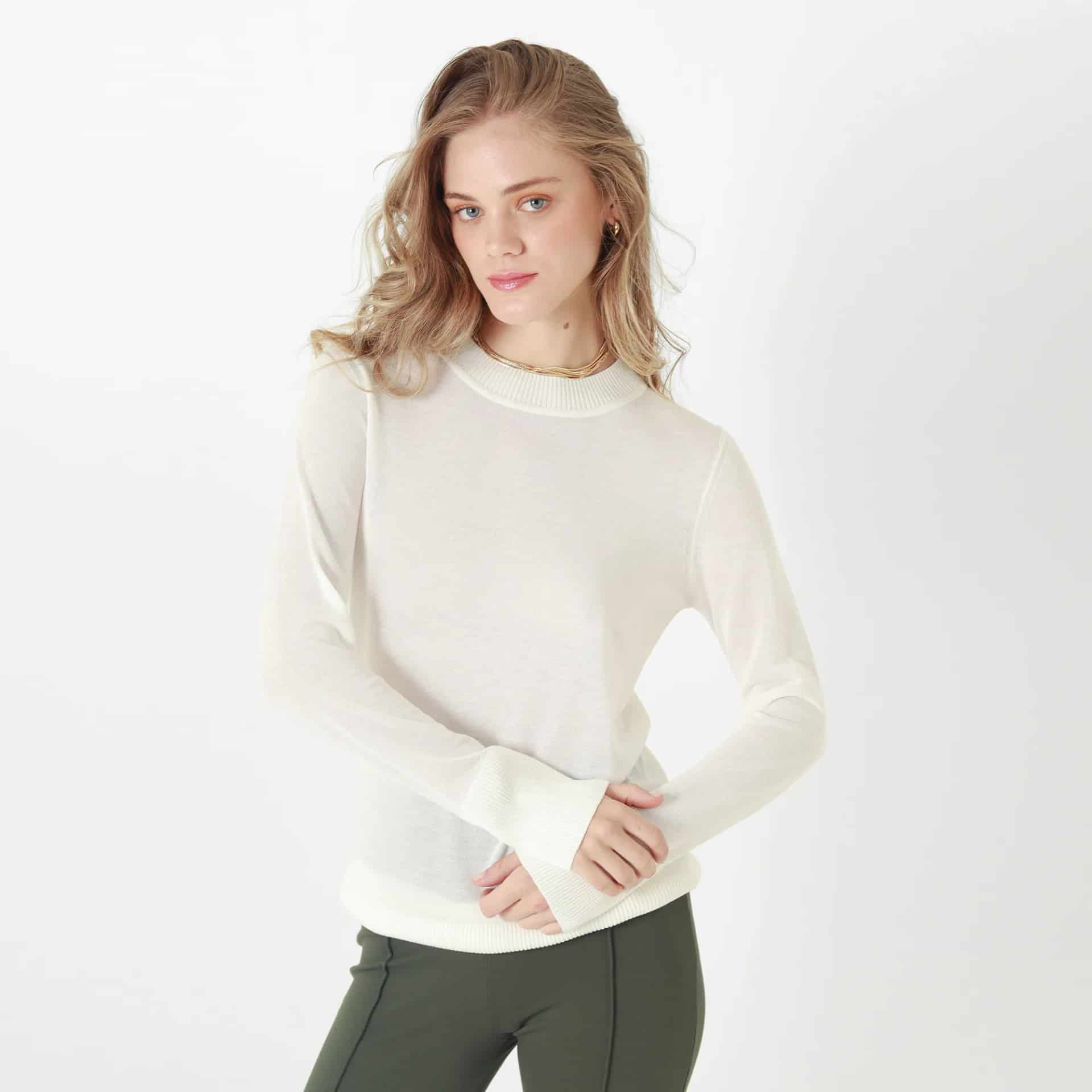 Sweater Cuello Alto Manga Larga - miniatura 8