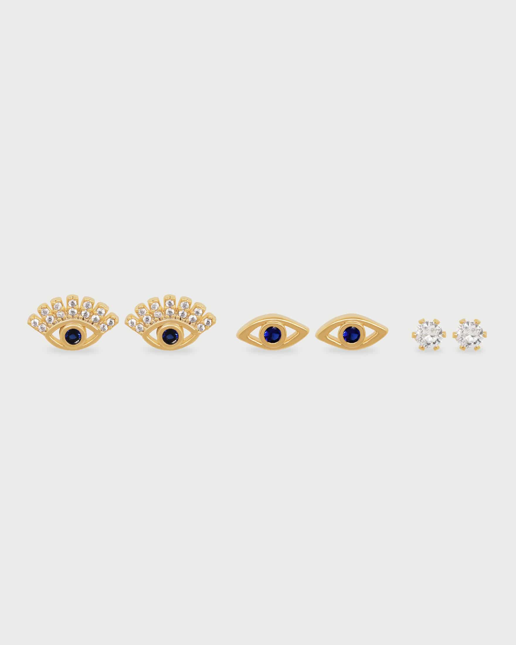 Set X3 Aretes Ojo Turco - miniatura 3
