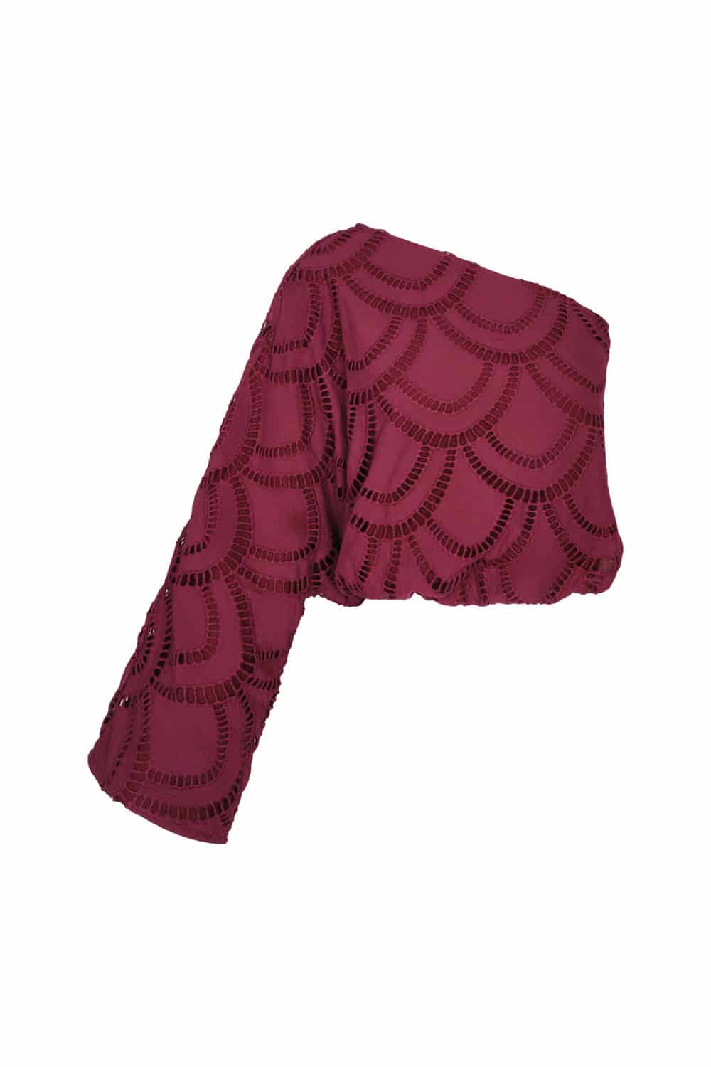 Blusa ayla vinotinto - miniatura 2