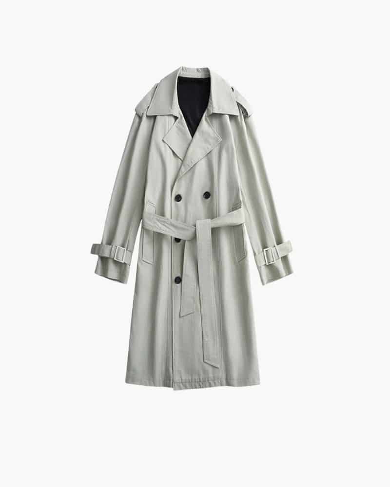 Classic Double-Breasted Trench Coat - miniatura 4