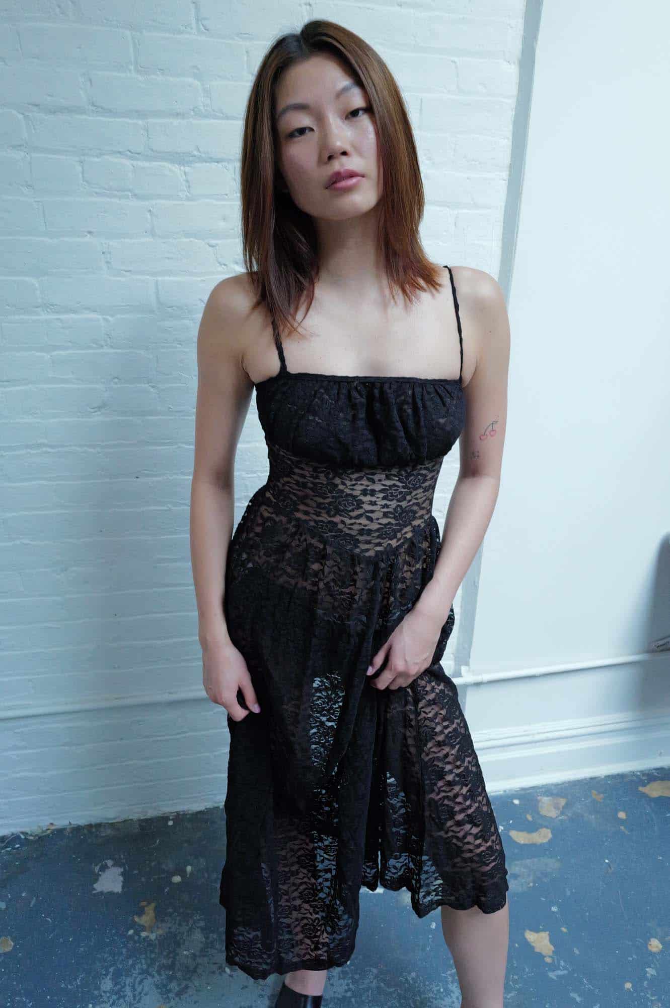 ARIELLE BLACK DRESS - miniatura 10