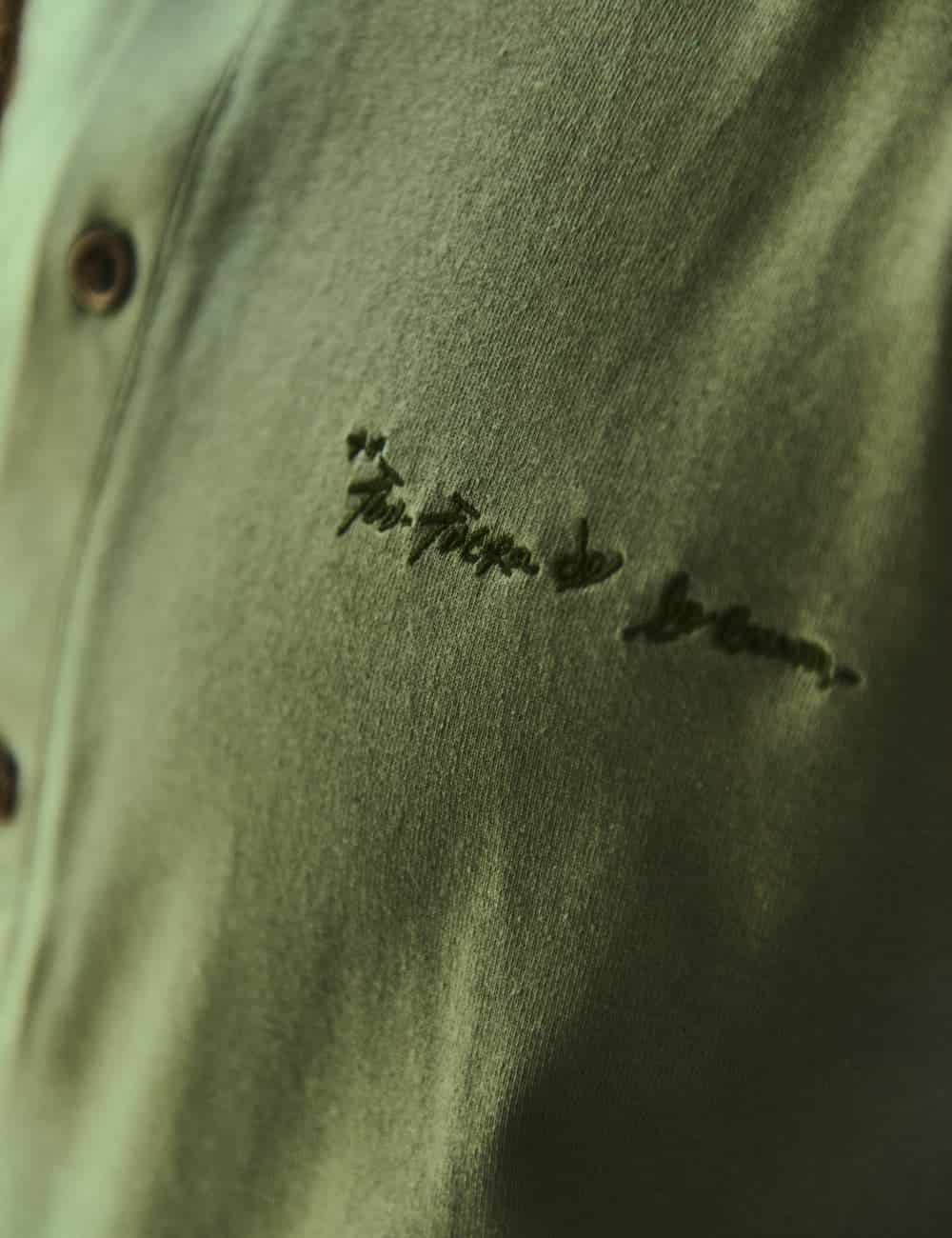 Camiseta Cuello Sport manga corta  Mineral  verde Hombre - miniatura 7