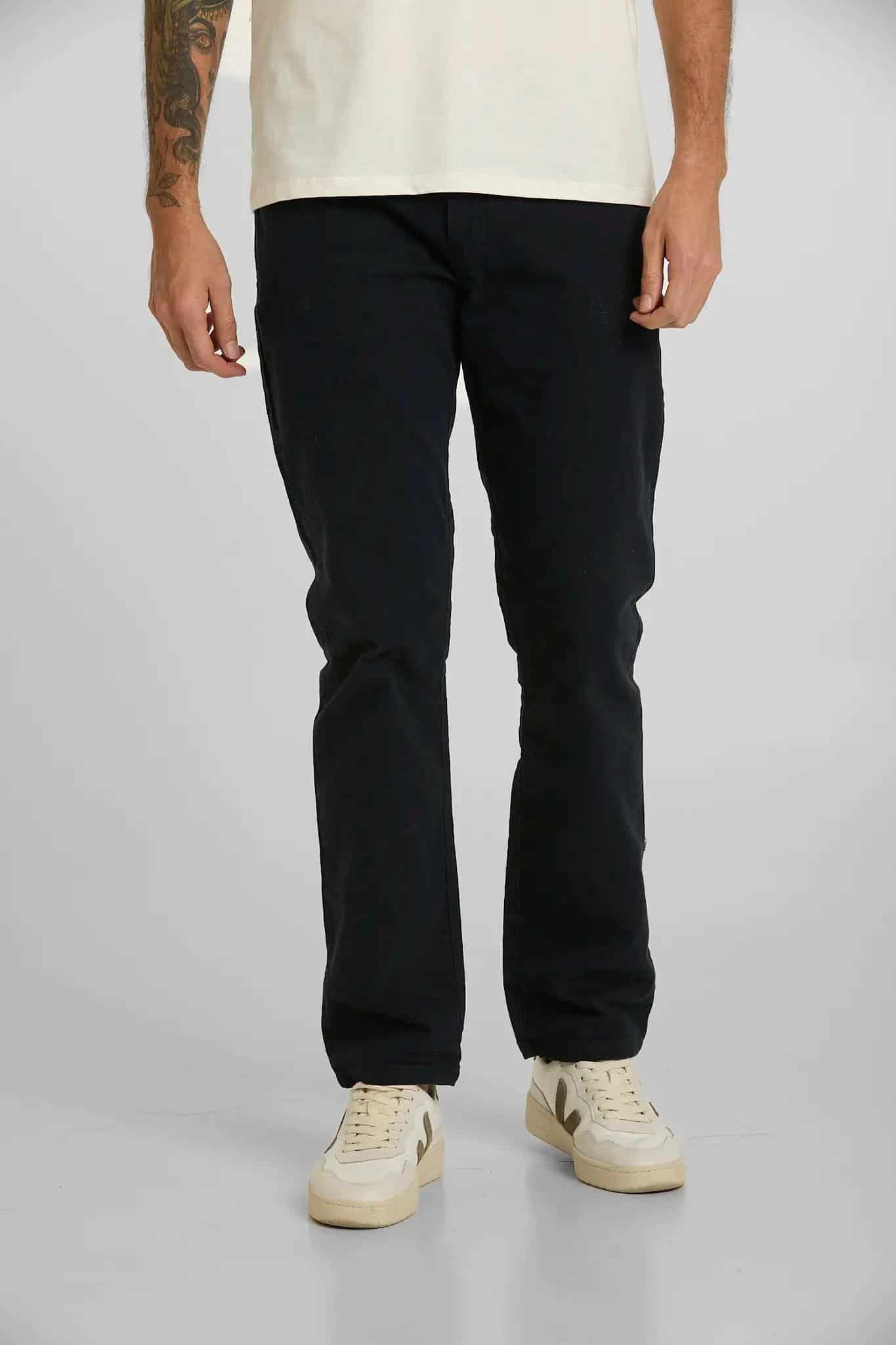 Pantalón five pocket azul oscuro - miniatura 1