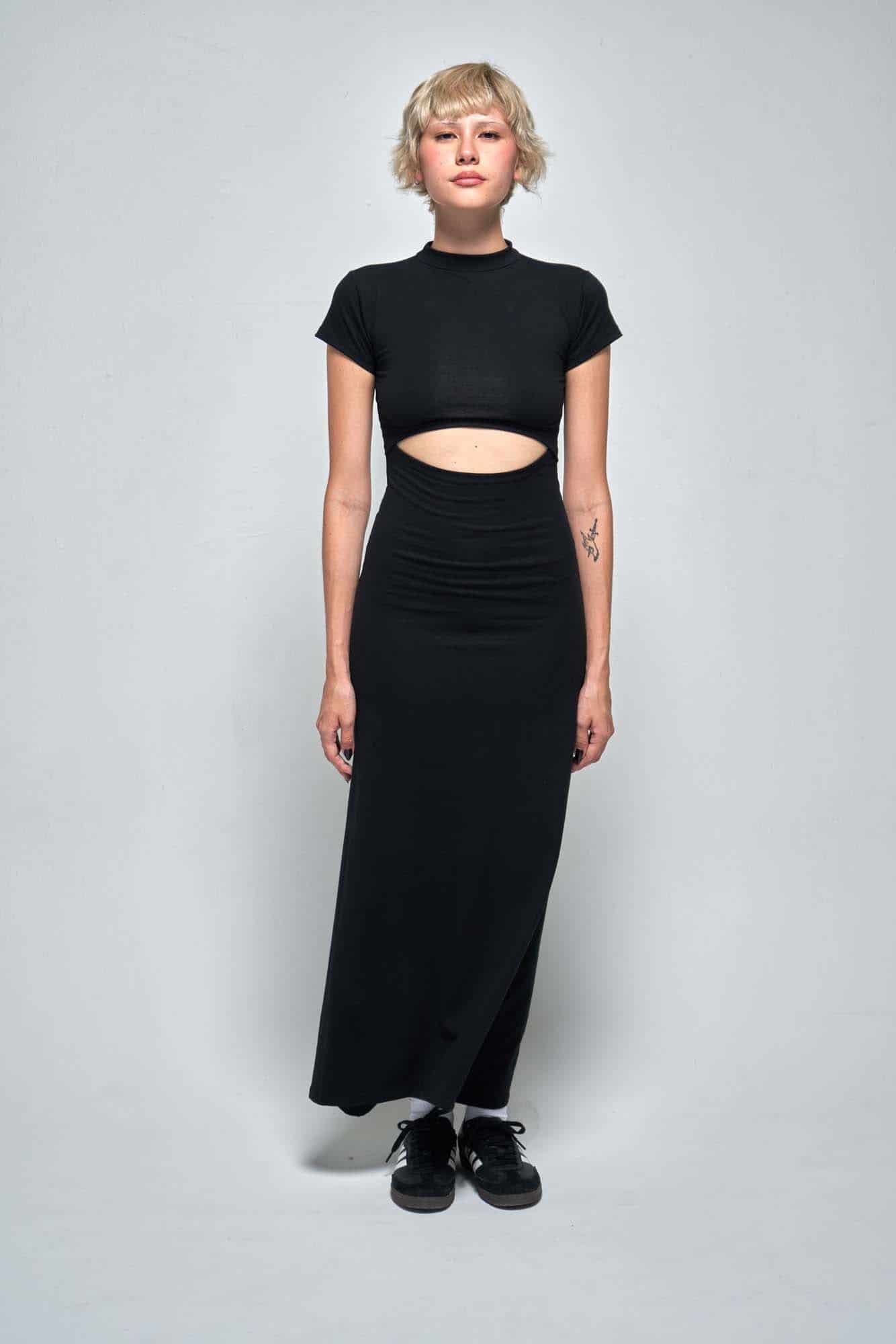 AURORA BLACK DRESS - miniatura 7