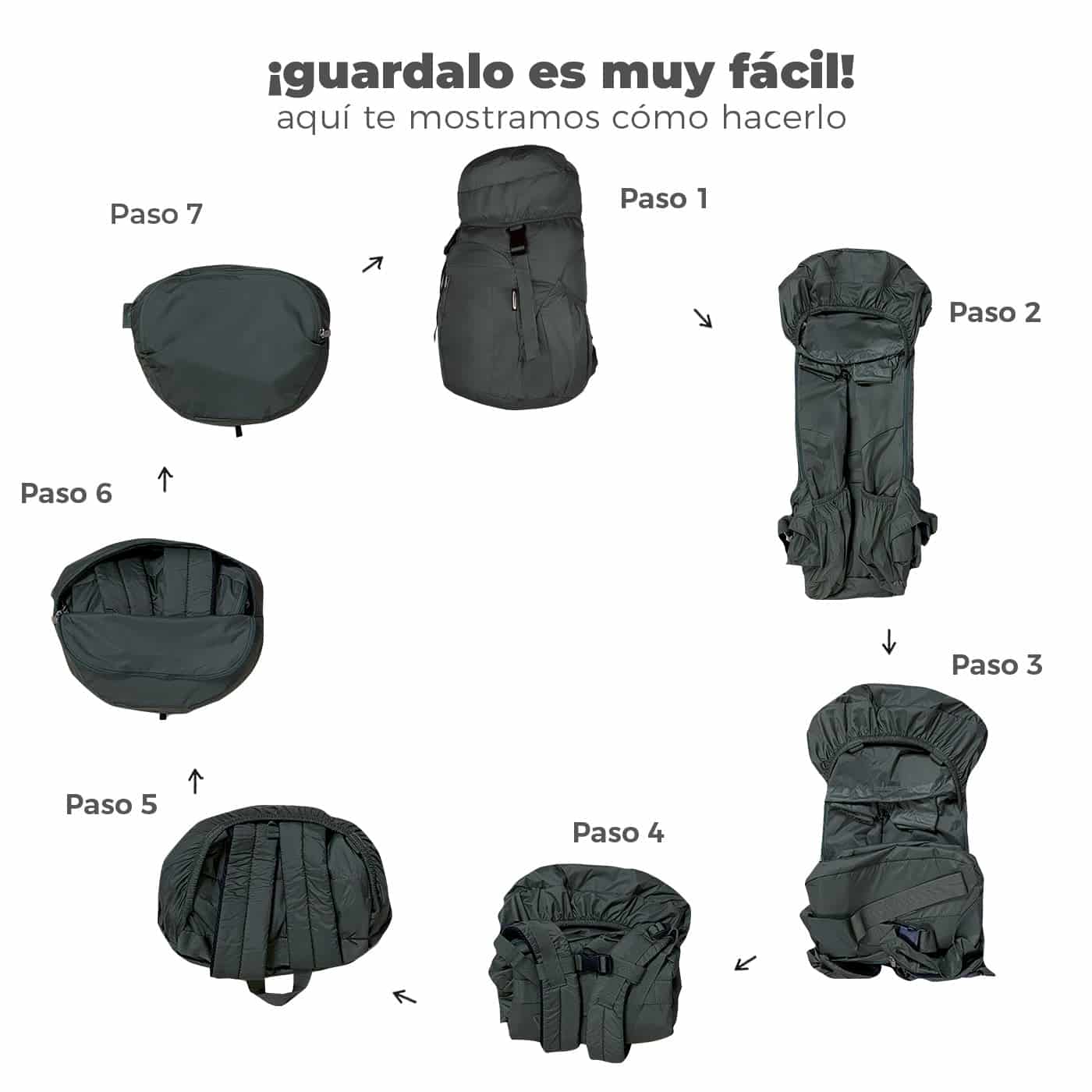 Morral Viajero ULTRA Plegable Estampado Vida Citybags Multicolor - miniatura 9