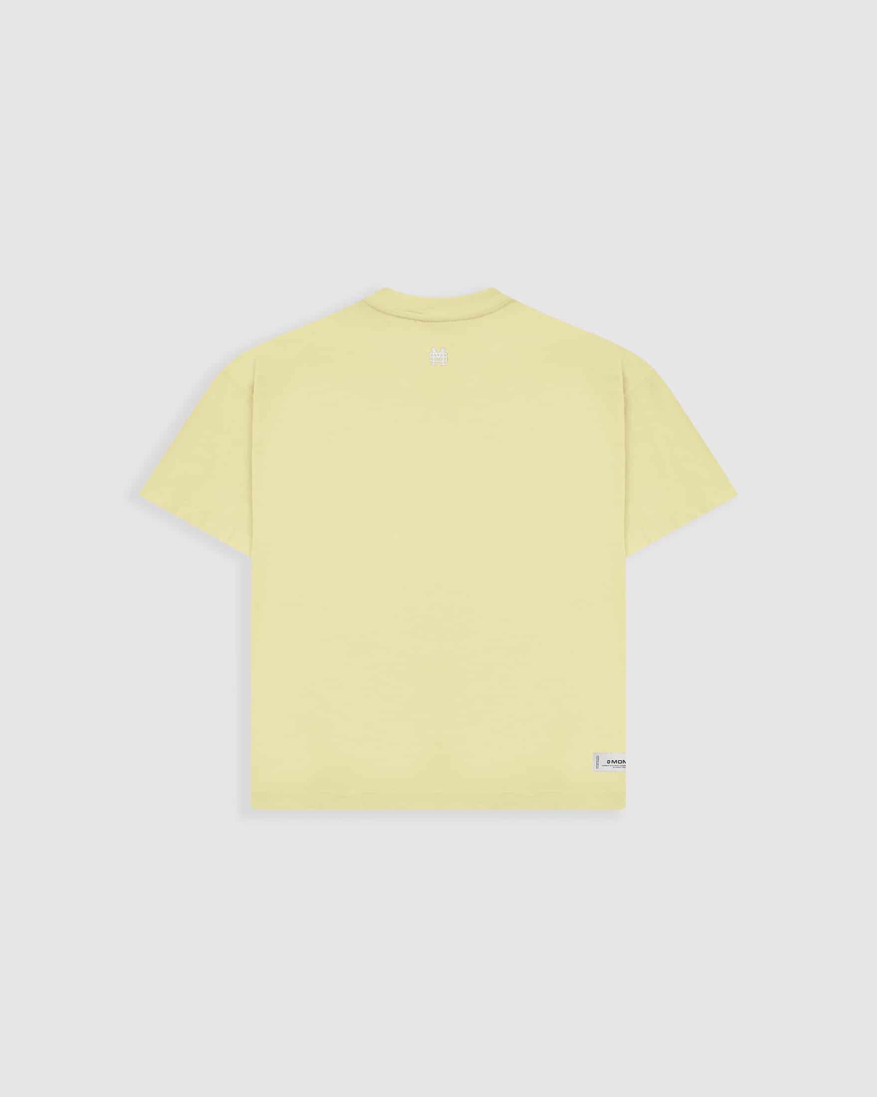 Camiseta Boxy Fit Básica V3 - Amarillo Pastel - miniatura 5
