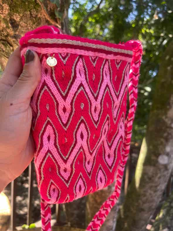 Makki Mini Wayuu Crossbody Bag - Red - miniatura 4