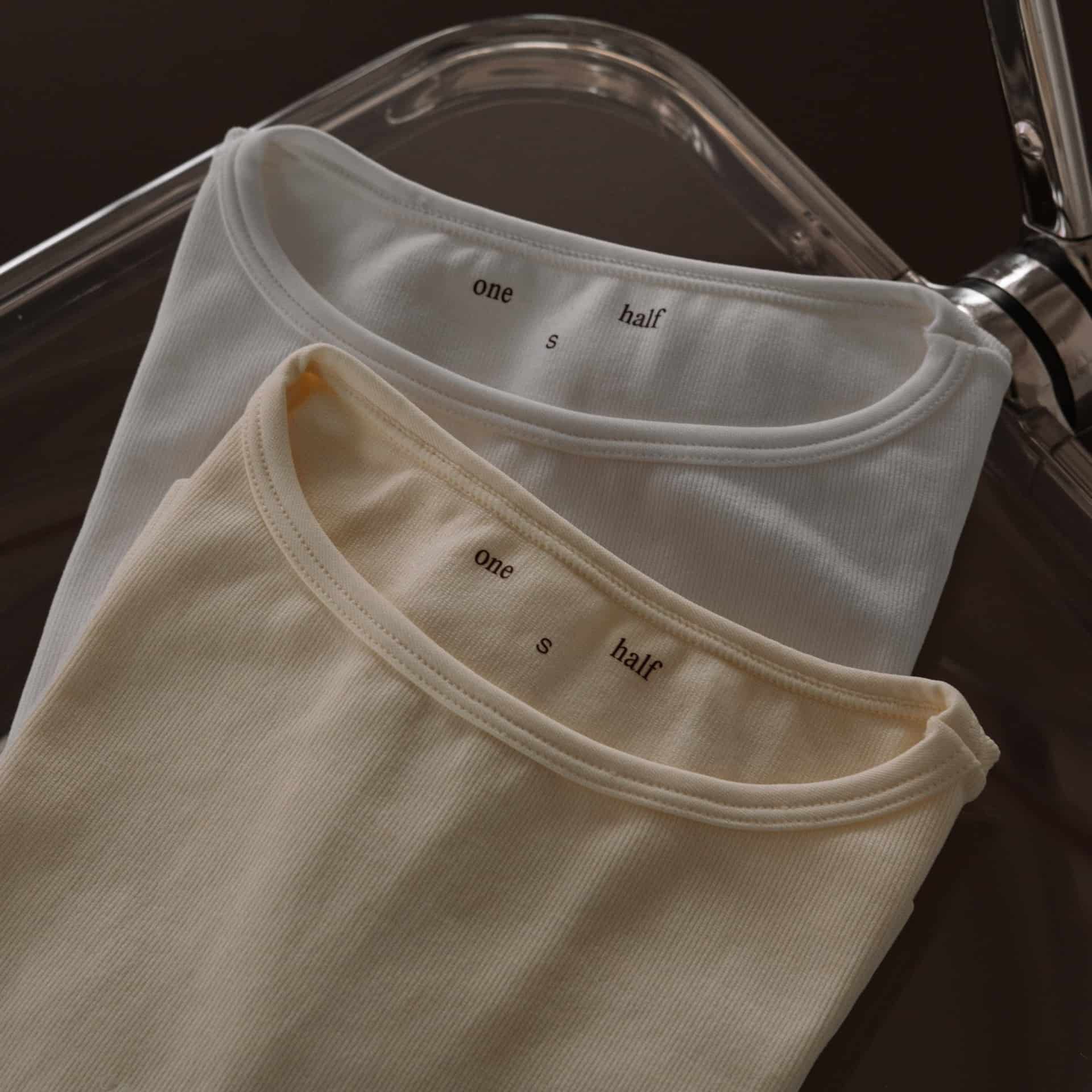 SEAMLESS SIMPLY TEE PACK X2 - SOFT WHITE & CELESTIAL YELLOW - miniatura 2