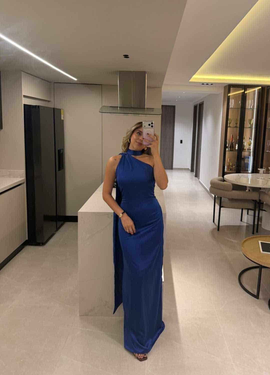 Vestido Juana Azul - miniatura 2