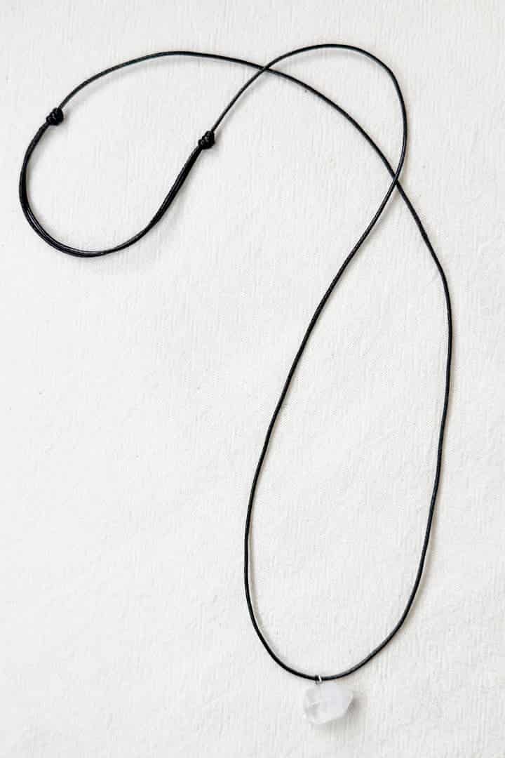Collar cuerda cristal hexágono - miniatura 4