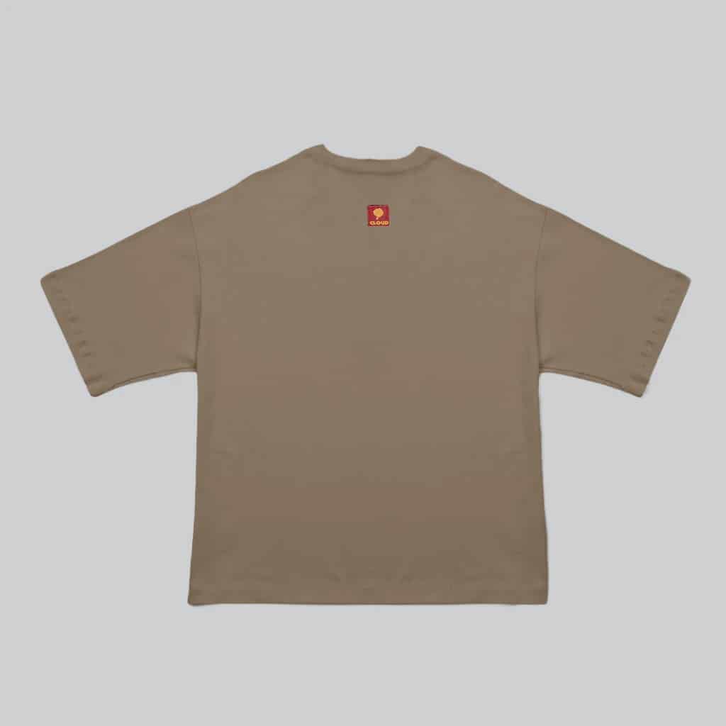 Camiseta BLOCK rojo sobre gris - miniatura 2
