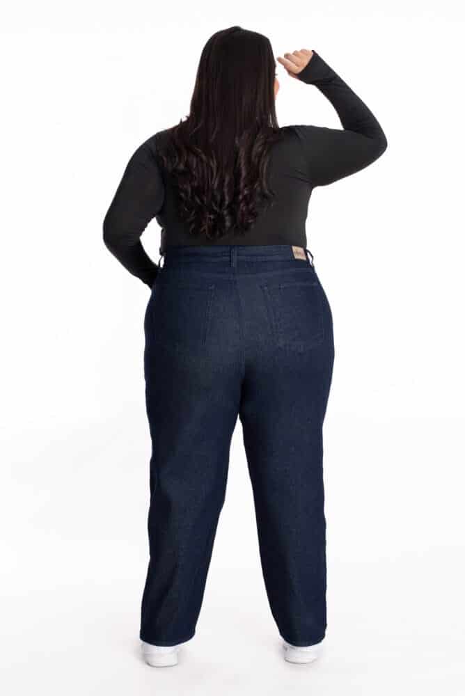 Jean Girlfriend Azul Oscuro 433 - miniatura 6