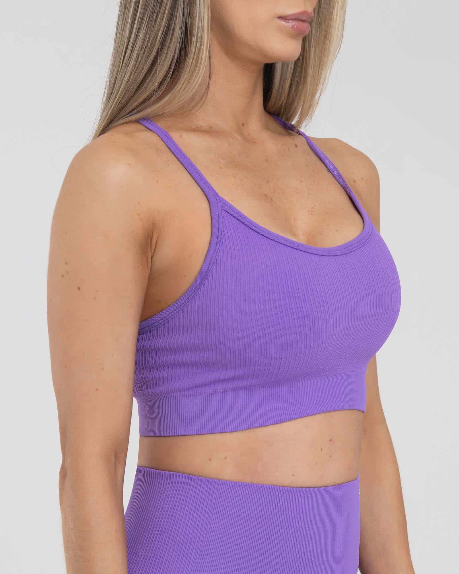 Top tiras seamless mora orchid muse FIBER - miniatura 2