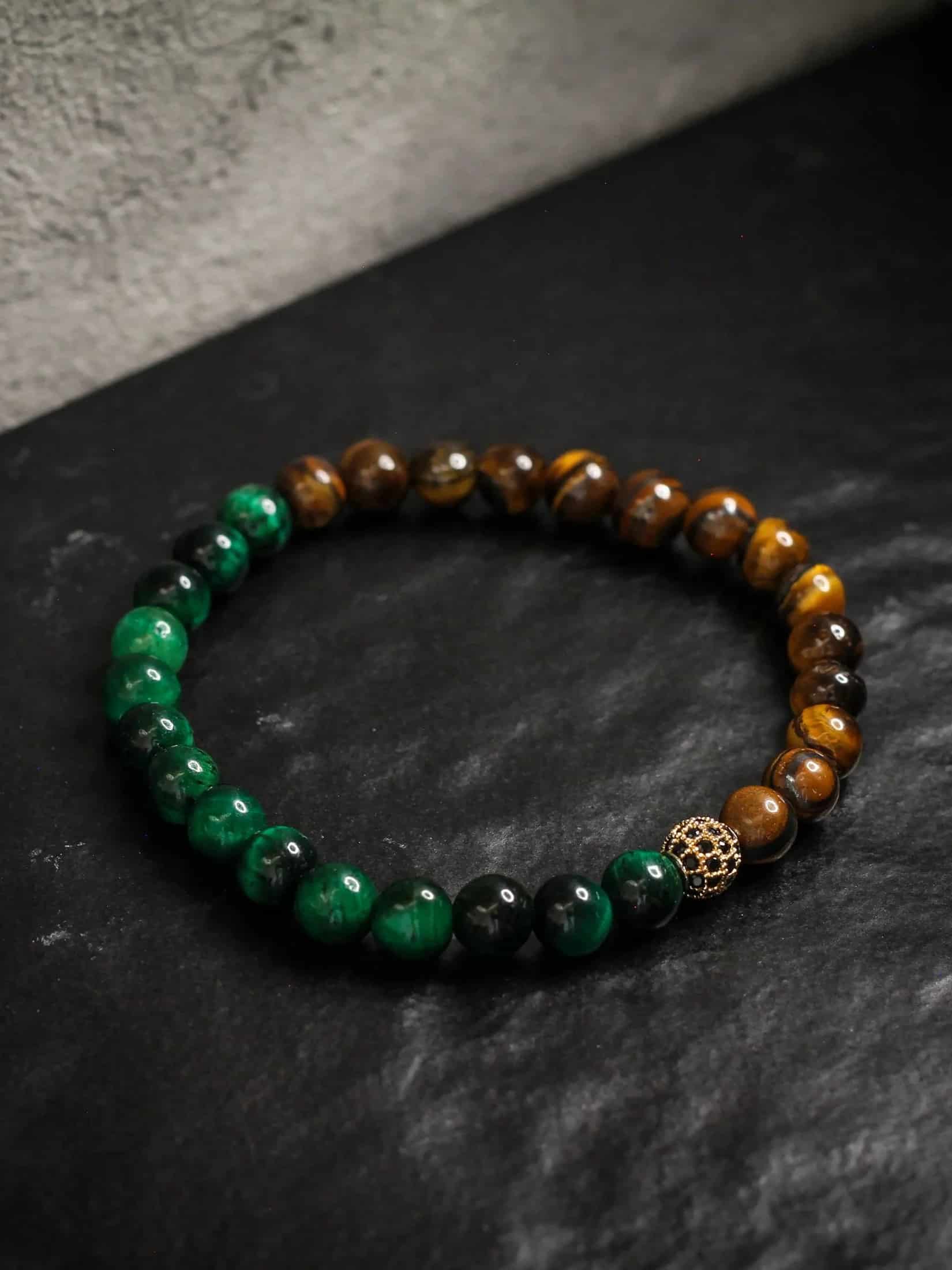Brazalete Ojo de Tigre Mixto 6mm - miniatura 3