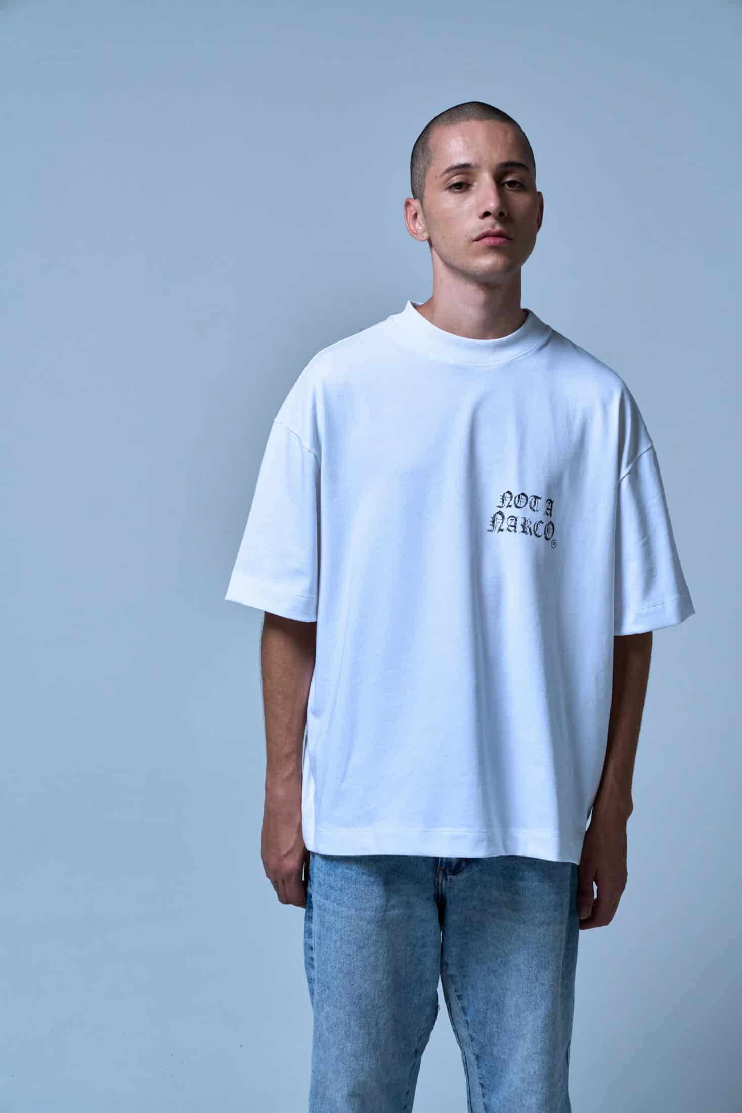 NOT A NARCO FW25 WHITE T-SHIRT - miniatura 8