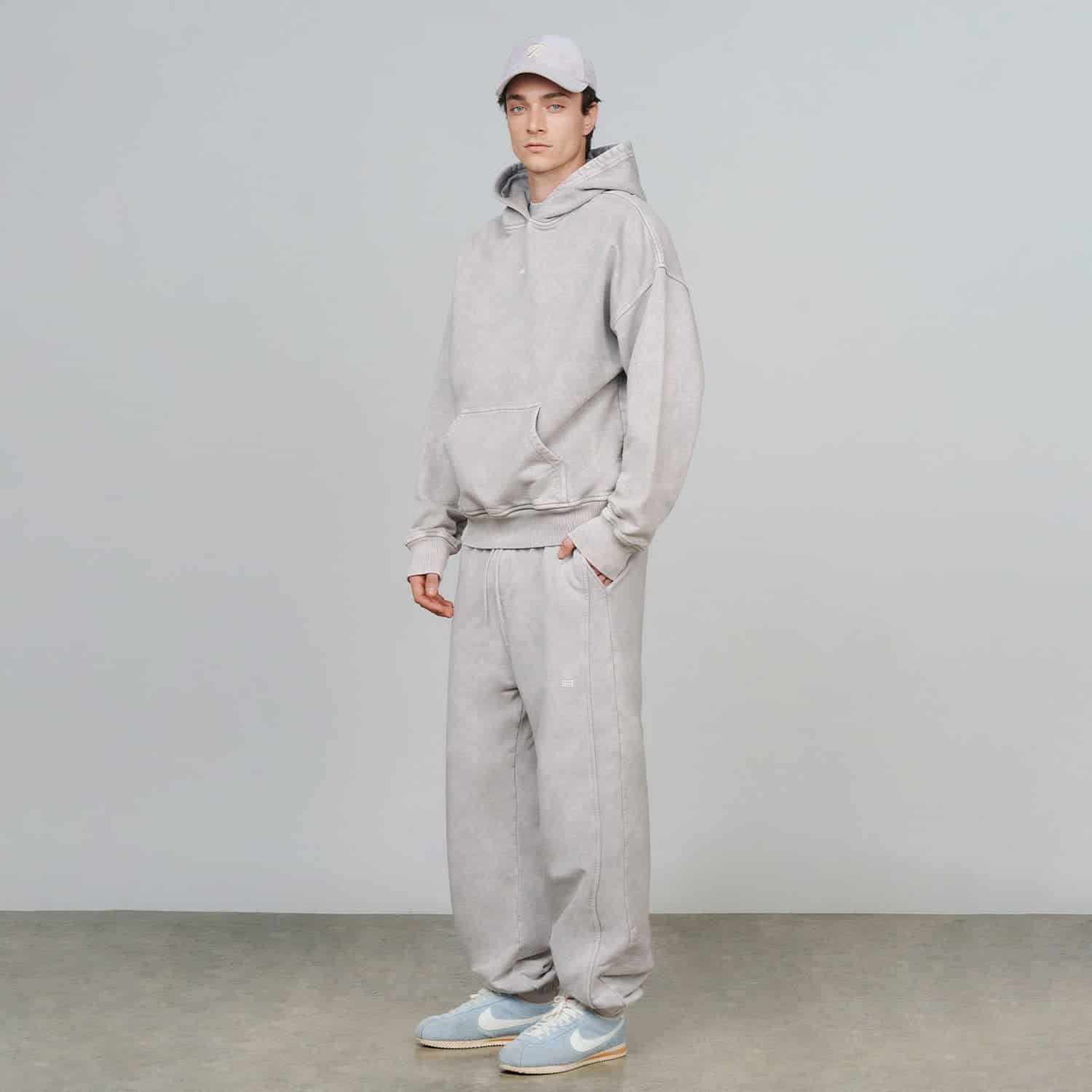 True Classic Hoodie - Washed Gray - miniatura 4
