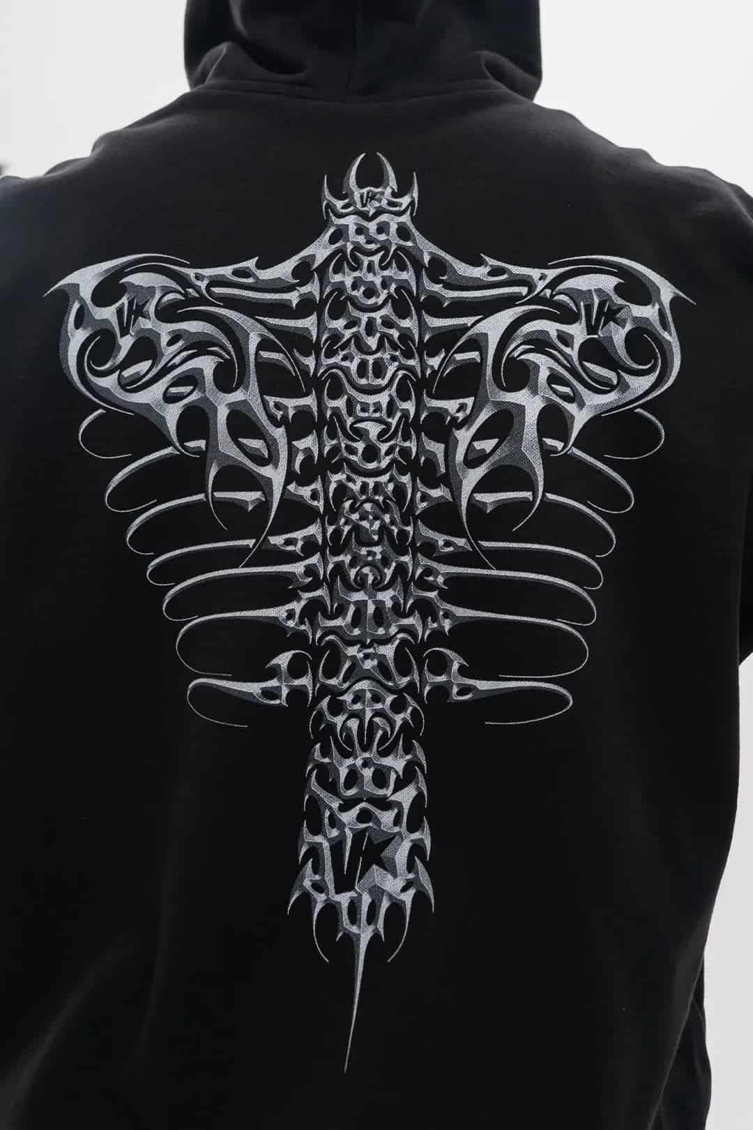 VENENO BUZO ZIP UP GRUNGE BONES - miniatura 10