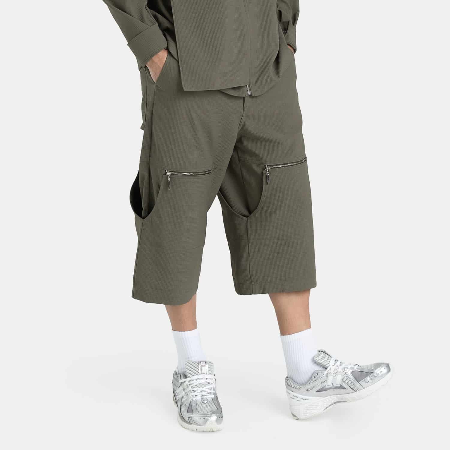 Pantalón Active Convertible Verde Militar - miniatura 3