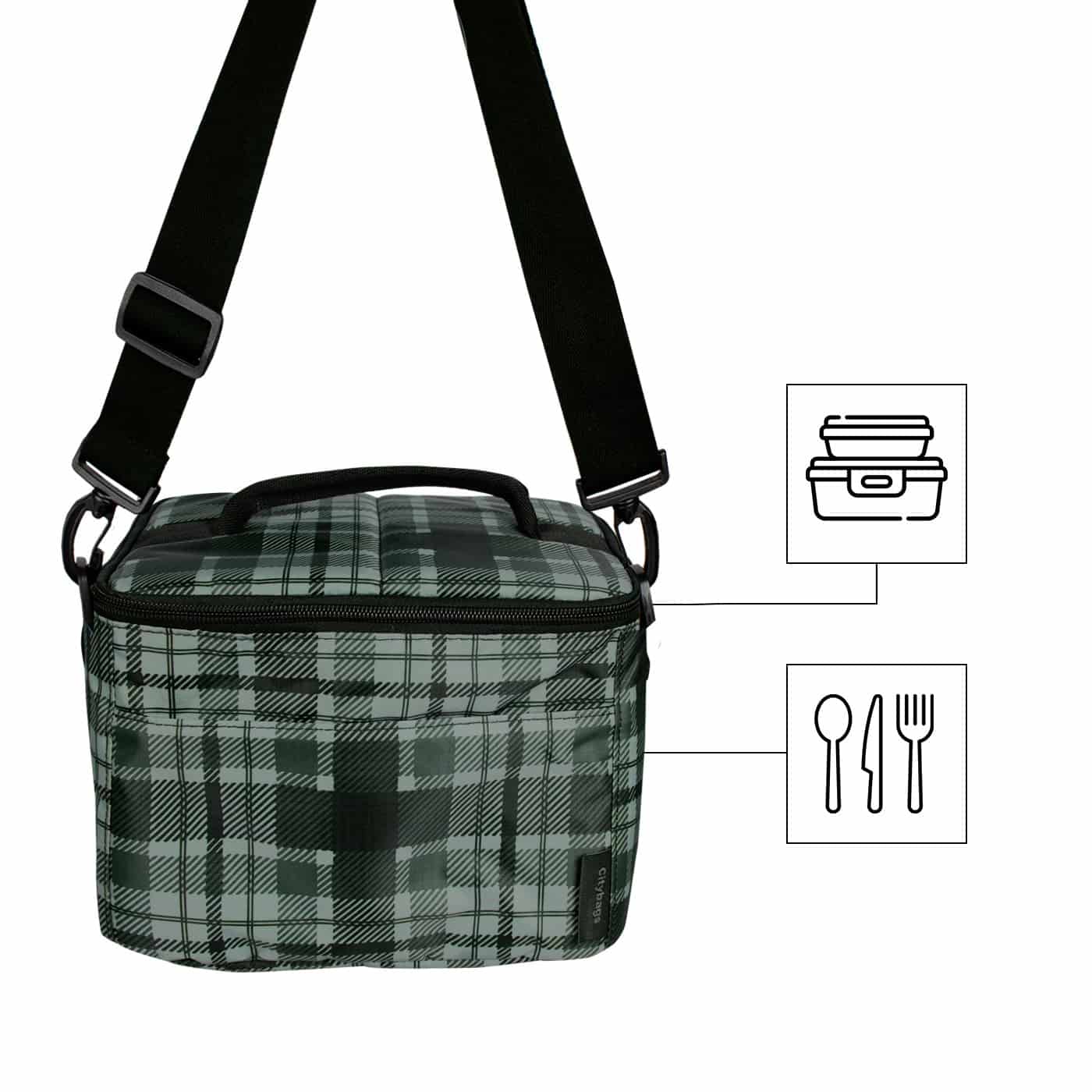 Lonchera Clasica Ultra Citybags Estampado Smoky - miniatura 3