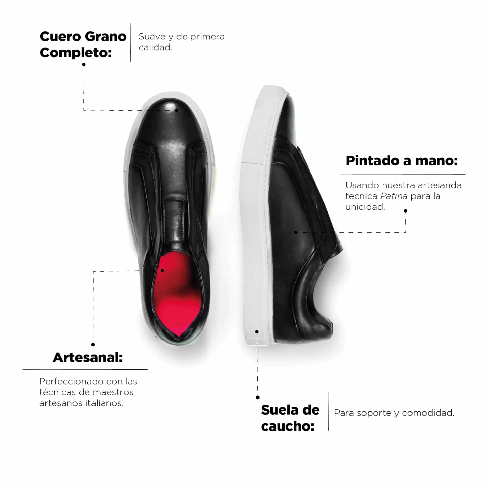 Sneaker Gino Negro - miniatura 7