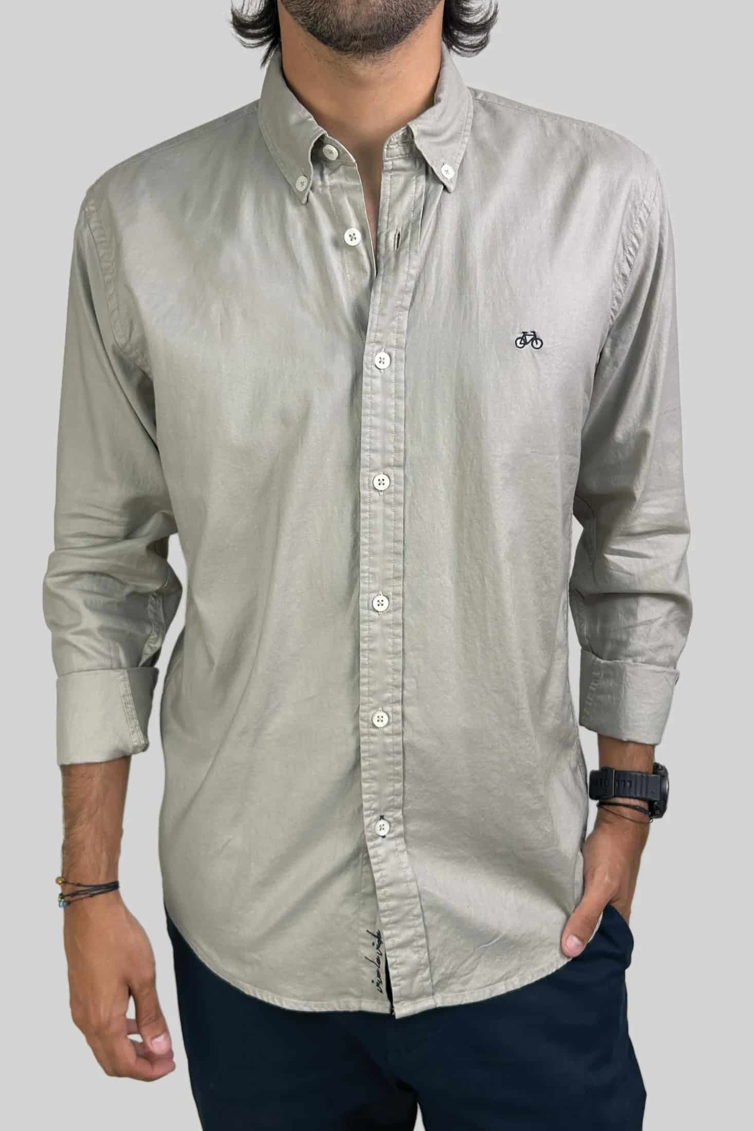 CAMISA OXFORD KHAKI - miniatura 4
