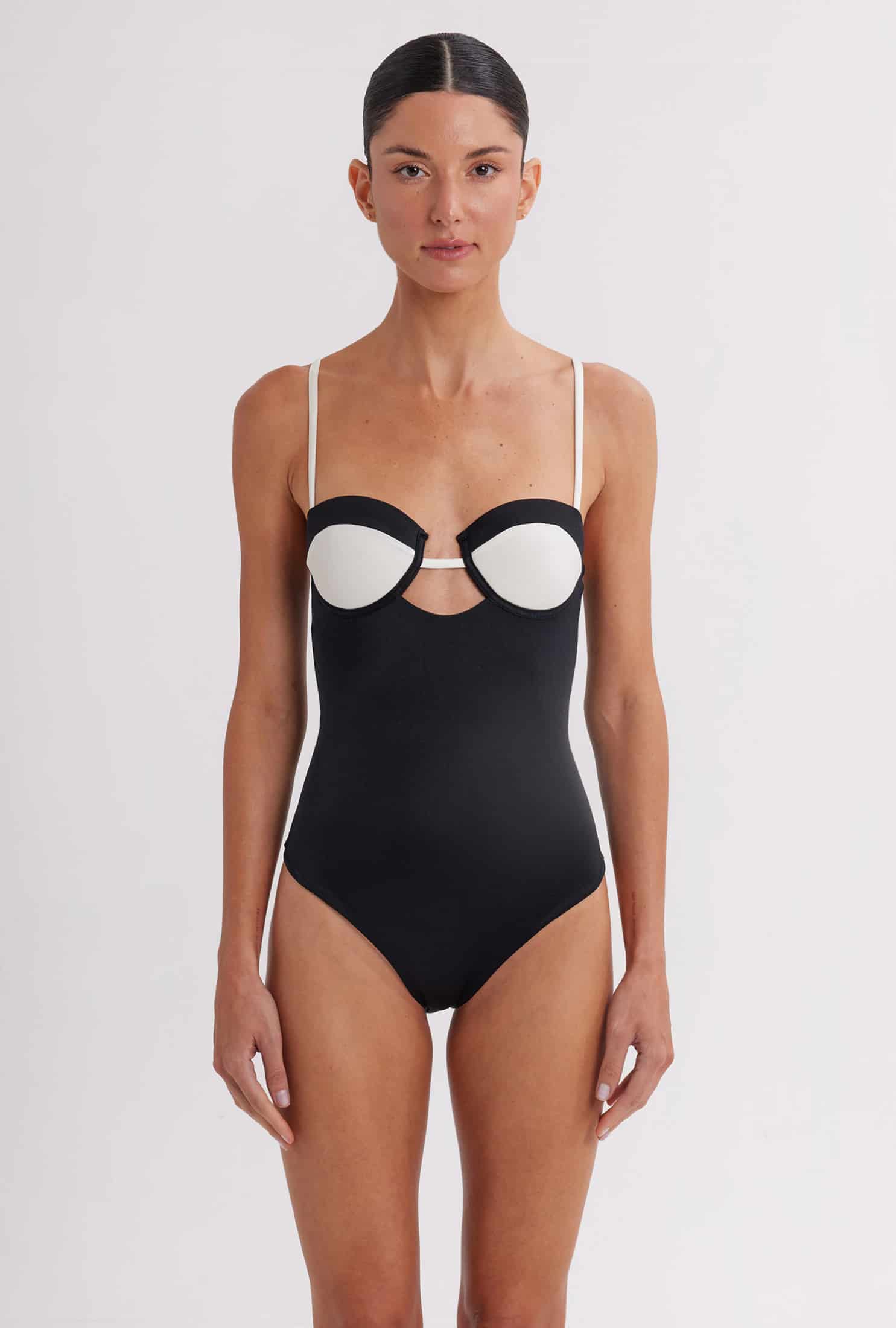 Vestido de Baño Enterizo Elara Black - miniatura 1