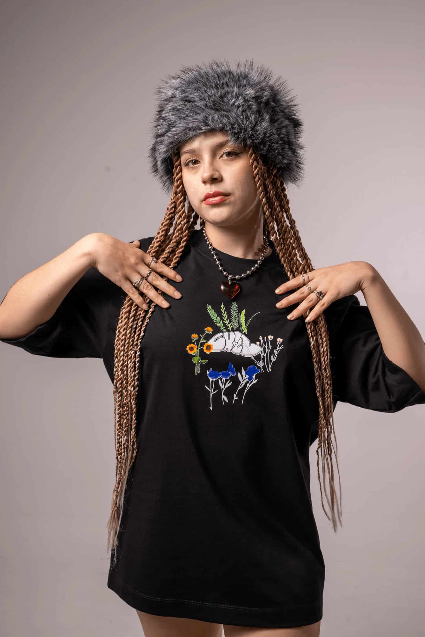 Camiseta Flowers go with death - miniatura 4