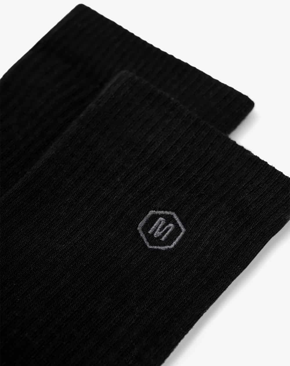 Medias largas negro unisex GEF | MORAT - miniatura 3